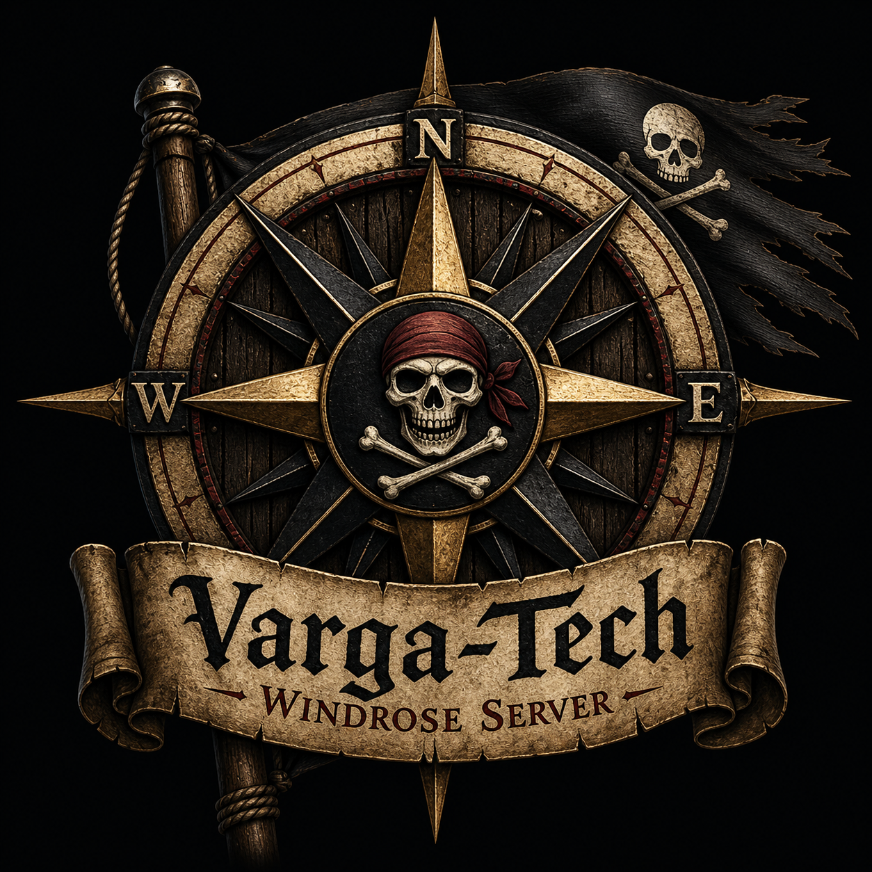 Varga-Tech Windrose Logo